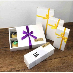 Cutie de carton pentru ambalare decorativă, personalizată, din hârtie gri